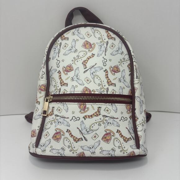 hp harry potter gryffindor grey mini backpack Plaid Hogwarts Crest Order yours and off you go Harry Potter Hogwarts Castle Mini